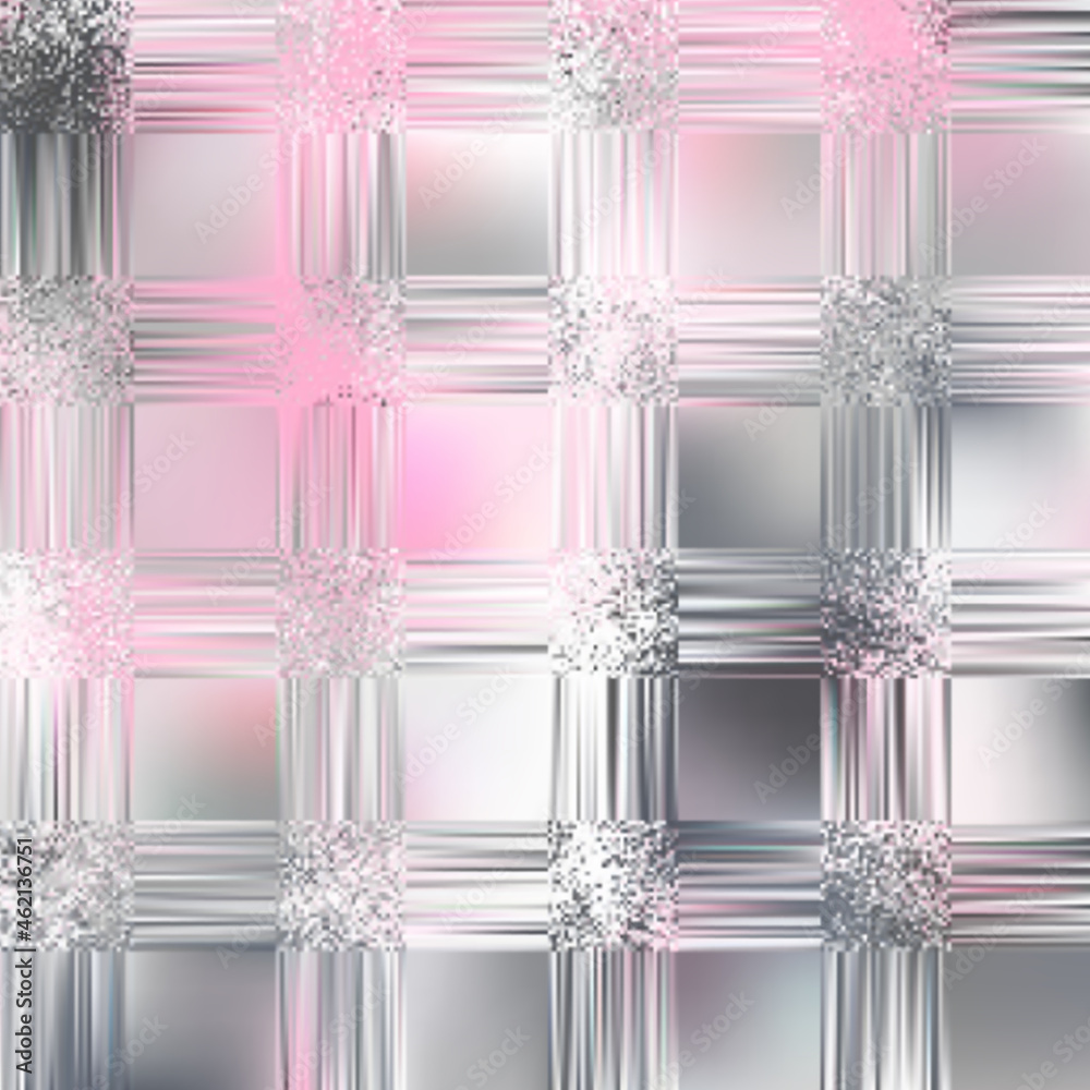 Abstract seamless pattern. Futuristic blur plaid.