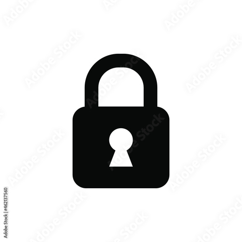 Lock icon vector graphic