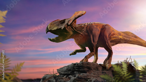Protoceratops, dinosaur from the Late Cretaceous period © dottedyeti