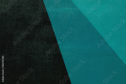 Closeup of colorful urban wall texture. Modern pattern for wallpaper design. Creative modern urban city background for advertising mockups. Minimal geometric style, solid colors photo