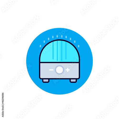 air humidifier, purifier vector icon