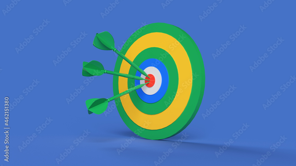 3d render colored target with darts on a blue background,targeted advertising on social network, targeted Google advertising, red green blue, yellow e-commerse 3d render colored target with darts on a blue background,targeted advertising on social network, targeted Google advertising, red green blue, yellow e-commerse