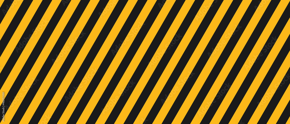 Caution and danger tape. Blank warning background. Black and yellow striped warning sign.