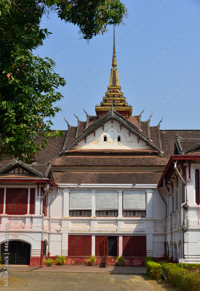 Architecture of ancient town in Luang Phrabang, Laos