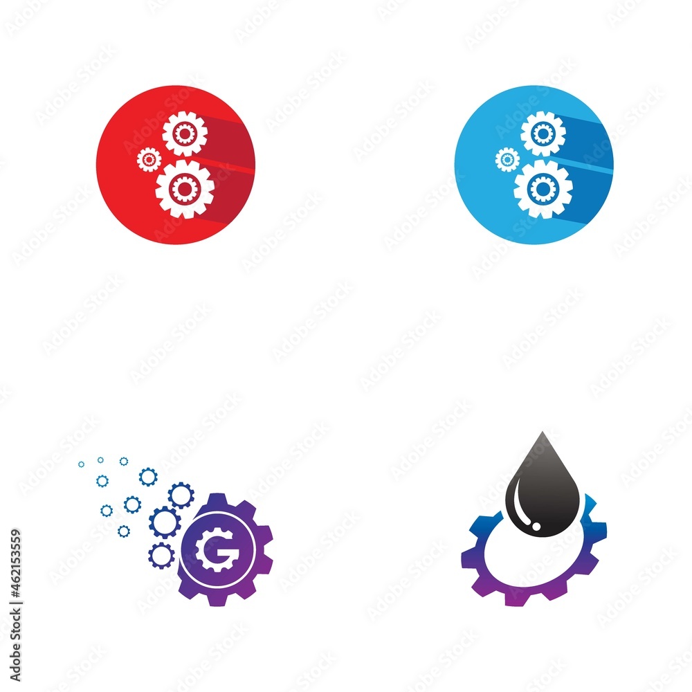 Gear Logo Template vector icon Gear Logo Template vector icon