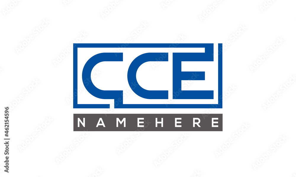 CCE creative three letters logo CCE creative three letters logo
