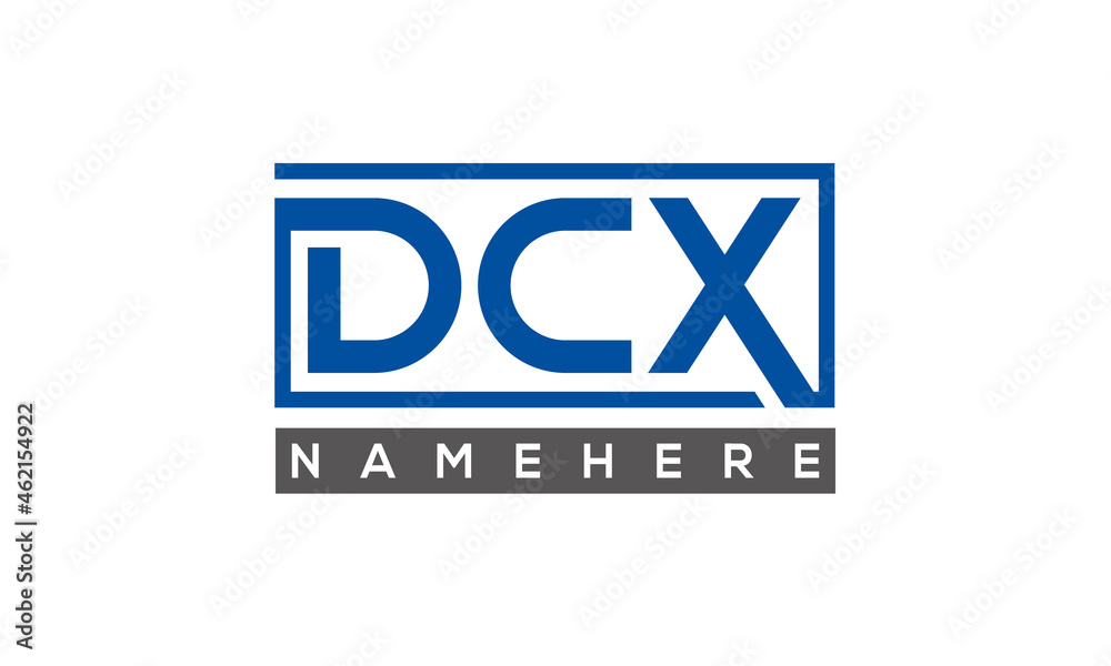 DCX creative three letters logo DCX creative three letters logo