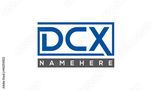 DCX creative three letters logo 
