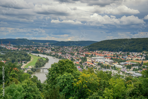 Fototapeta Naklejka Na Ścianę i Meble -  beautiful summer view of nature in bavaria city kelheim
