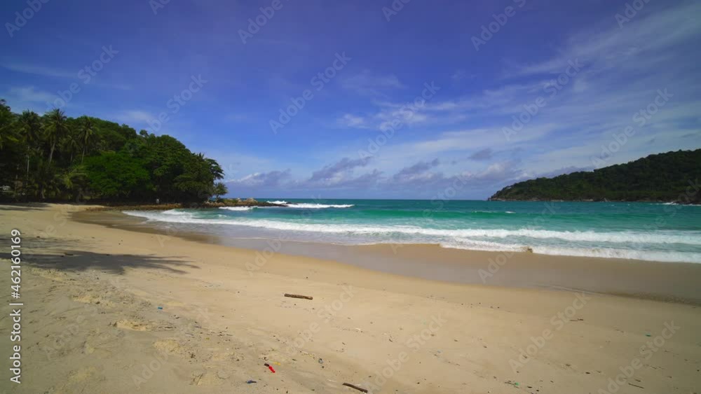Blue ocean sand beach Blue ocean sand beach