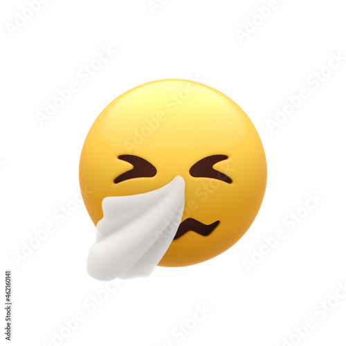 Sneezing Smiley Face