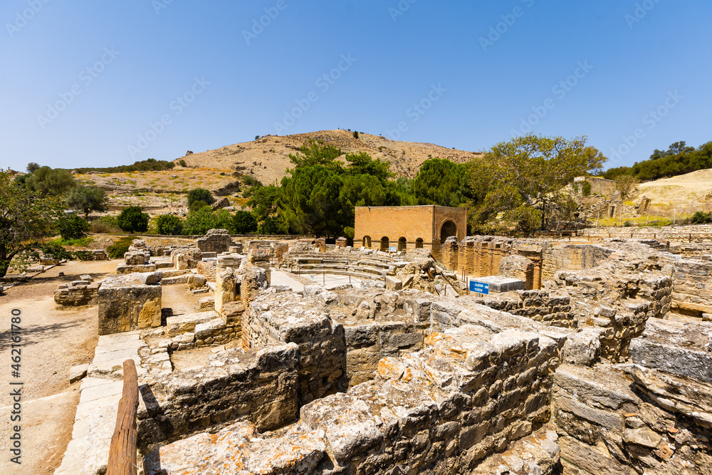 Ruins of the Temple of Apollo at Gortys, Crete