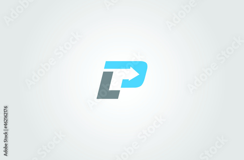 letter LP vector logo design, Alphabet INITIALS logo,