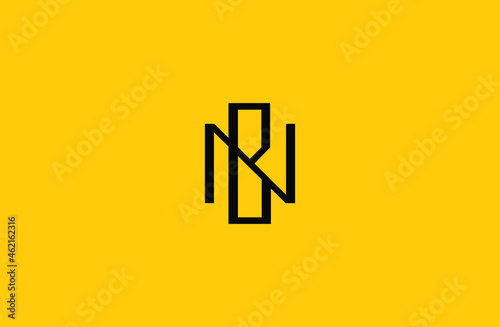 Professional Innovative Initial NB logo and BN logo. Letter BN NB Minimal elegant Monogram. Premium Business Artistic Alphabet symbol and sign
