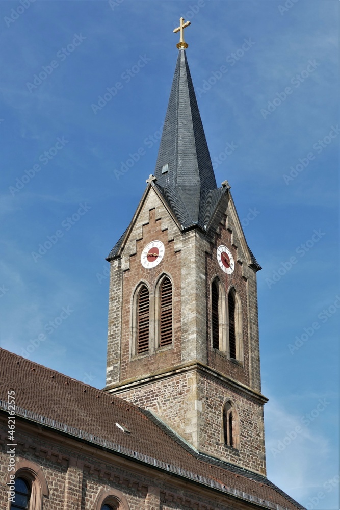 Turm der St.-Jakobus-Kirche in Schifferstadt