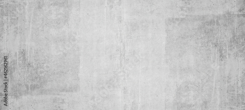 White gray grey grunge bright light stone concrete cement wall floor texture background banner panorama