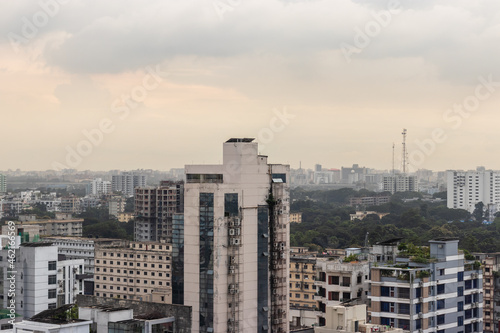 Dhaka CityScape from Top of 16th Floor at Banani