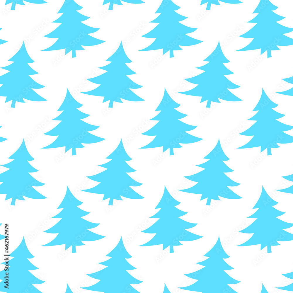 Christmas seamless pattern with christmas tree and snowflakes, vector background.Design template for wallpaper,fabric,wrapping,textile Christmas seamless pattern with christmas tree and snowflakes, vector background.Design template for wallpaper,fabric,wrapping,textile