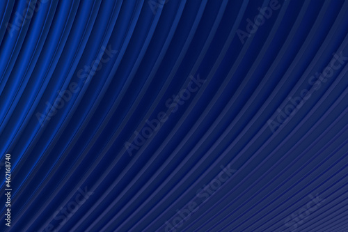 blue Abstract wall wave architecture abstract background 3d rendering ,blue background for presentation