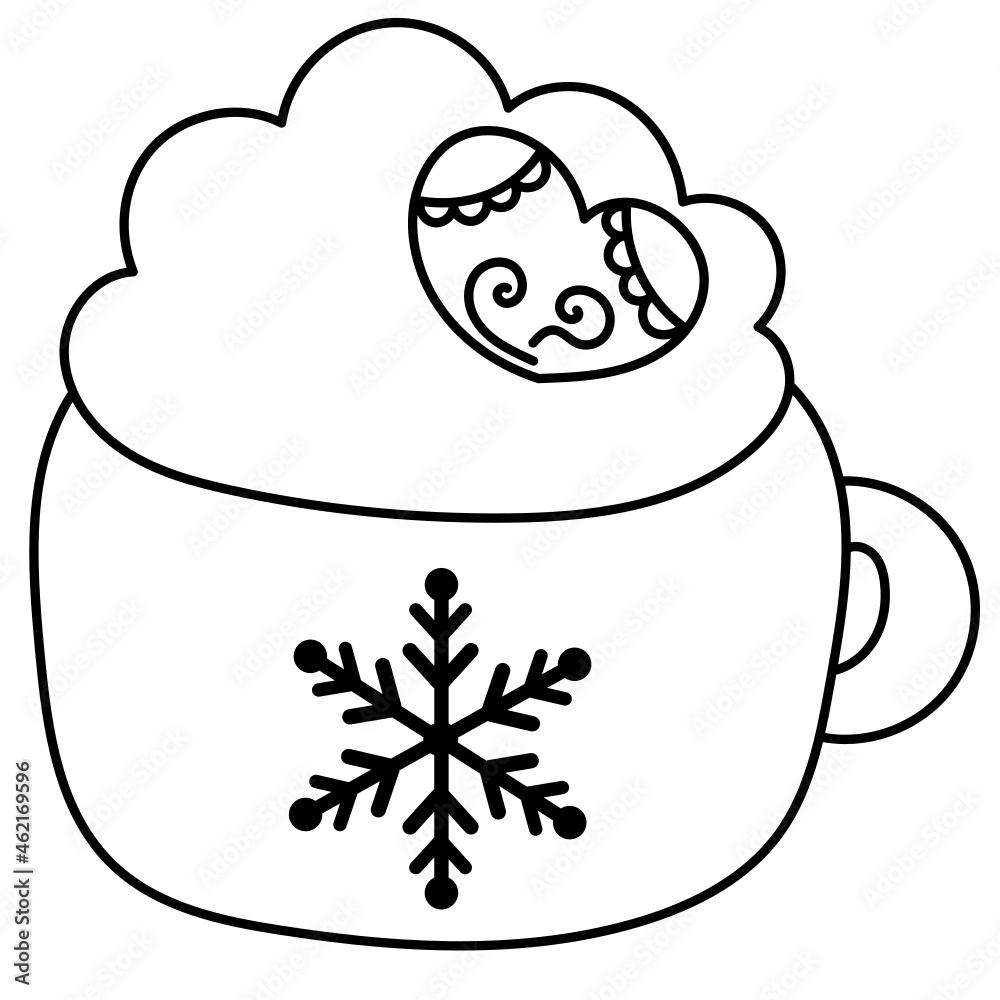 coffee mug outline coffee mug outline