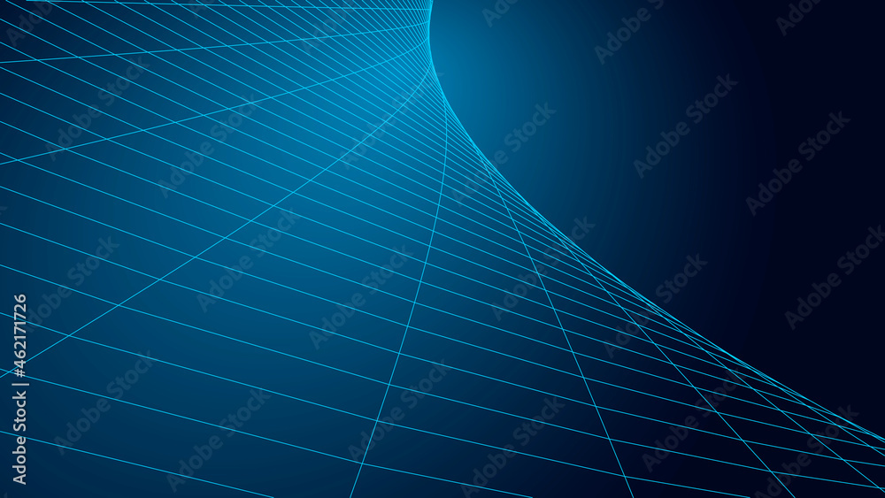 Wireframe landscape background. Digital landscape for presentations. Cyberspace grid. Vector illustration. Wireframe landscape background. Digital landscape for presentations. Cyberspace grid. Vector illustration.