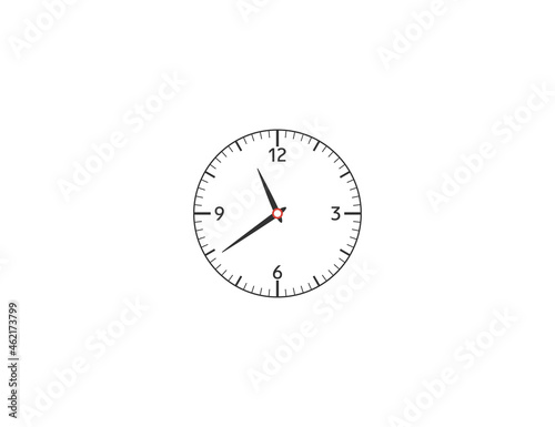 Clock, period, hours icon. Vector illustration. Flat.