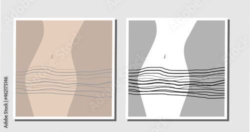 abstraction, body, belly, poster, picture, logo, woman, interior, minimalism, scandinavian, home, interior decor, wall, office, spa, beauty salon, diet, medicine, waist, fitness, fashion
