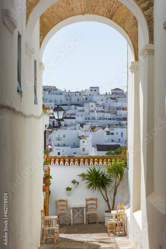 Vejer de la Frontera. Beautiful scene of this white town of Cadiz in Andalusia, Spain