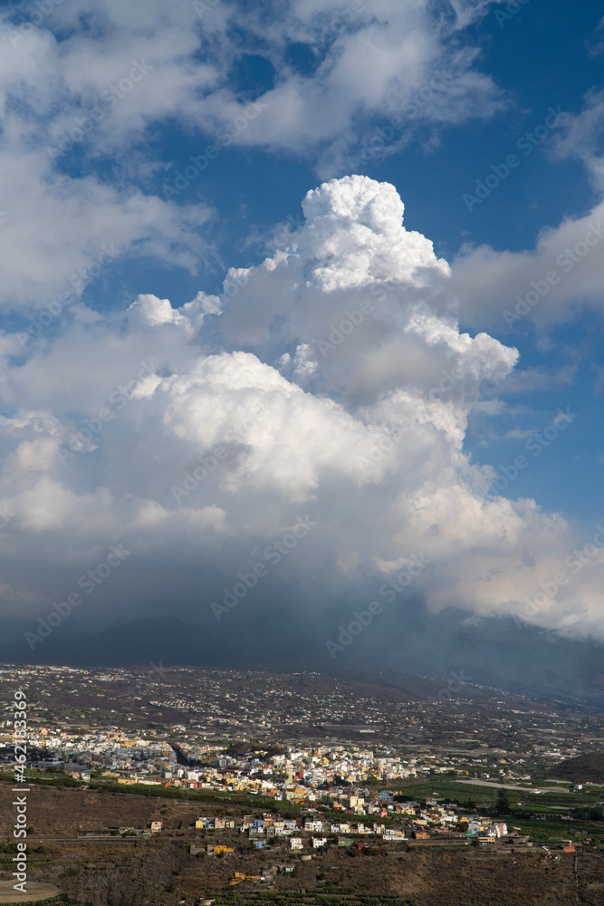 Vulkanausbruch La Palma Eruptionswolke
