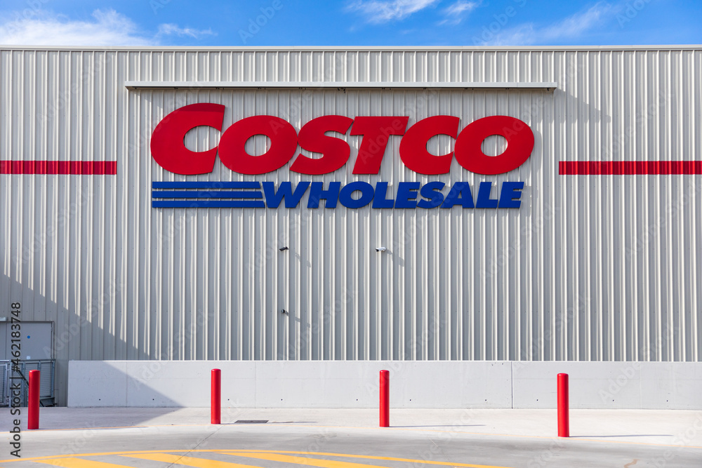 View of Costco wholesale store in Las Rozas, Madrid, Spain, Oct. 10 2021  Stock Photo | Adobe Stock