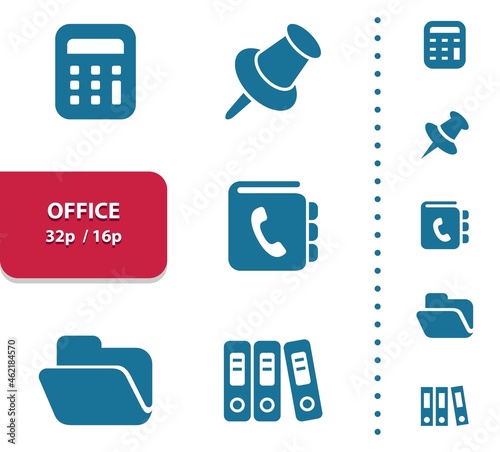 Office, Job, Workplace Icons