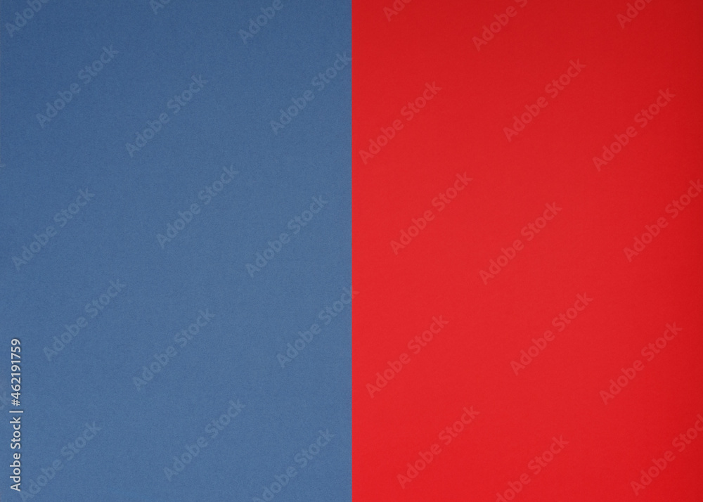 Two-color background made with 2 cardboards. Red and blue colorway. Two-color background made with 2 cardboards. Red and blue colorway.