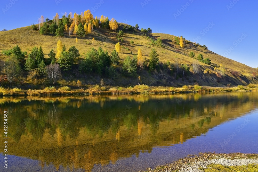 Mount Myshelka on the right bank of the Sylva River in Kishert District