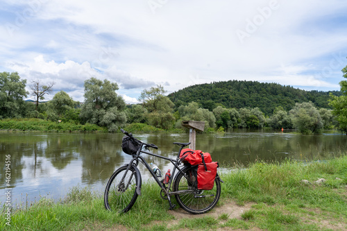 bicycle near the river