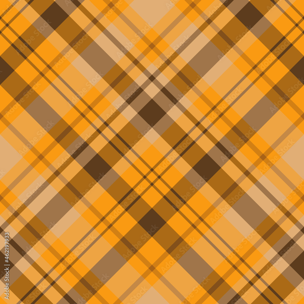 Seamless pattern in autumn yellow, beige and brown colors for plaid, fabric, textile, clothes, tablecloth and other things. Vector image. 2 Seamless pattern in autumn yellow, beige and brown colors for plaid, fabric, textile, clothes, tablecloth and other things. Vector image. 2