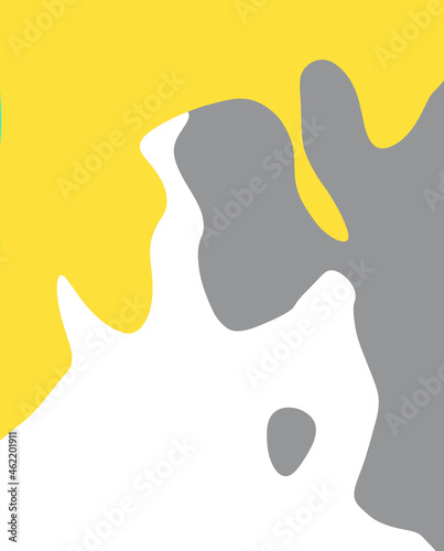 Several multiplication design yellow and gray color of the year 2021 © Sara del Valle
