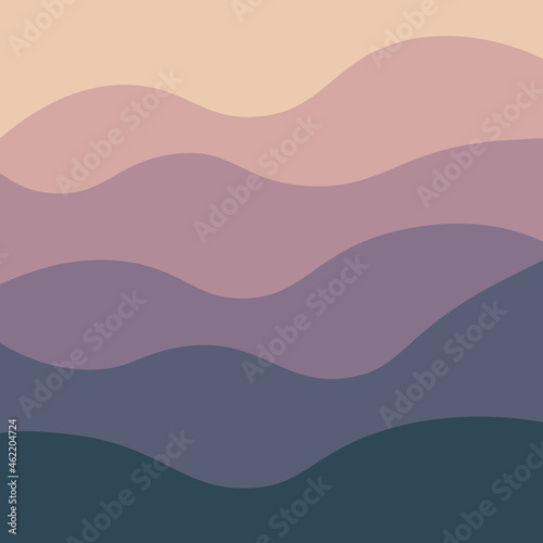 Abstract wave background layout colorful vector illustration
