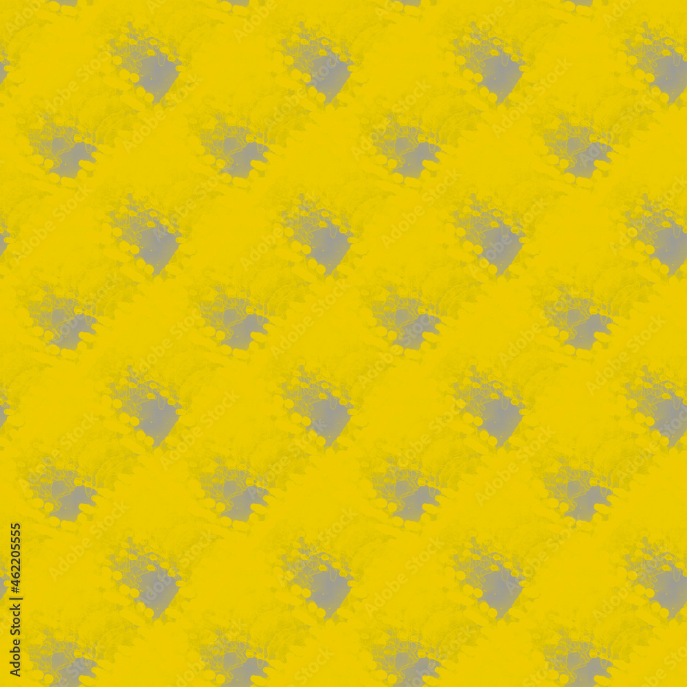 Seamless yellow-gray background, yellow spots on a gray background, create squares.