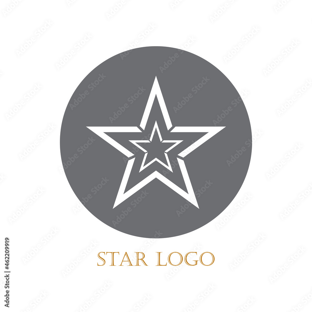 Obraz premium Star icon Template vector illustration design
