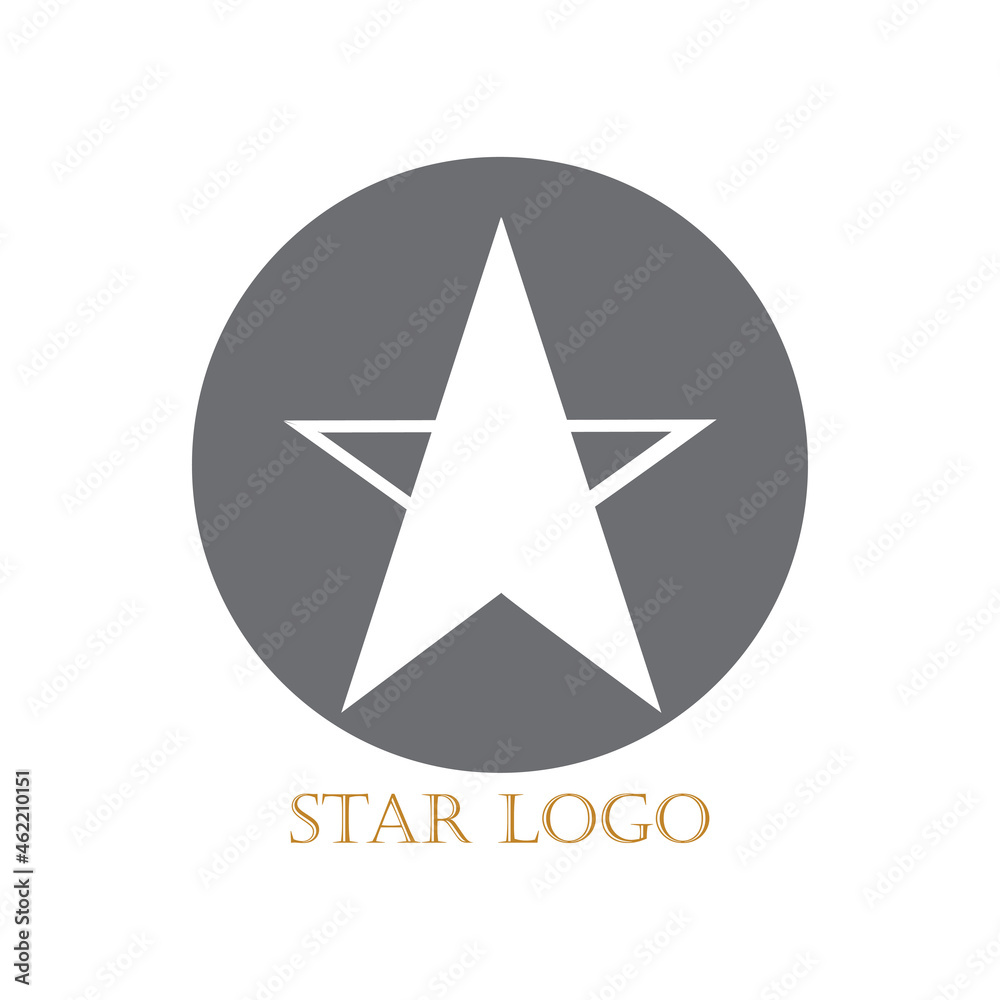 Obraz premium Star icon Template vector illustration design