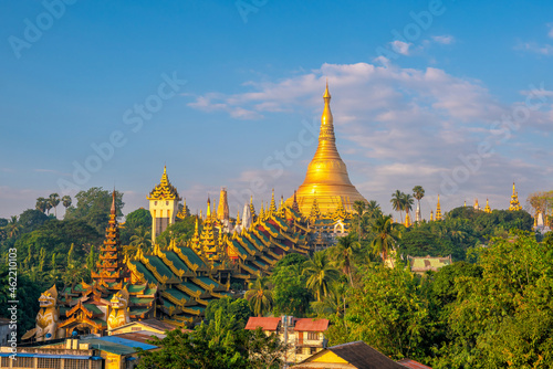 Shwedagon Pagoda in Yangon city, Myanmar © f11photo