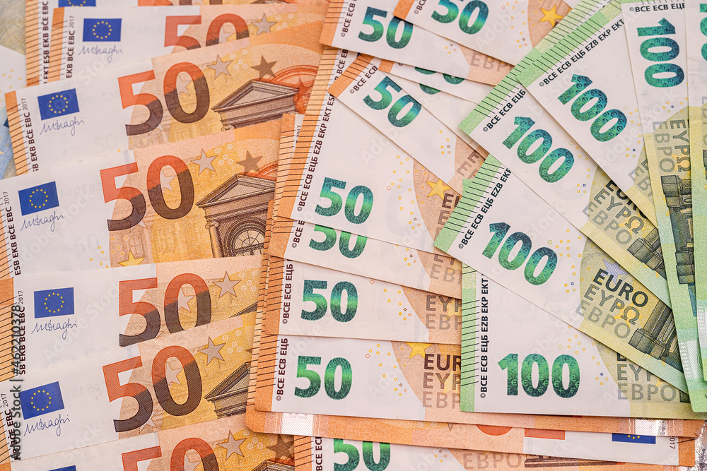 investment euro banknote as finance background investment euro banknote as finance background