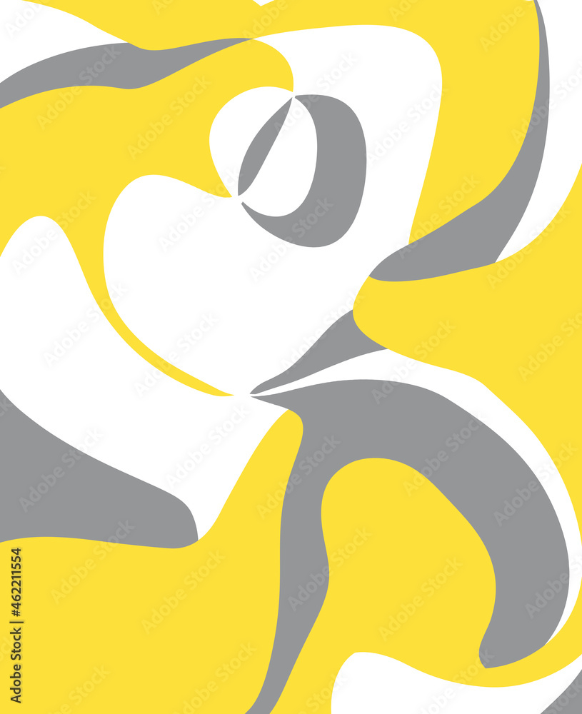Obraz premium Several multiplication design yellow and gray color of the year 2021