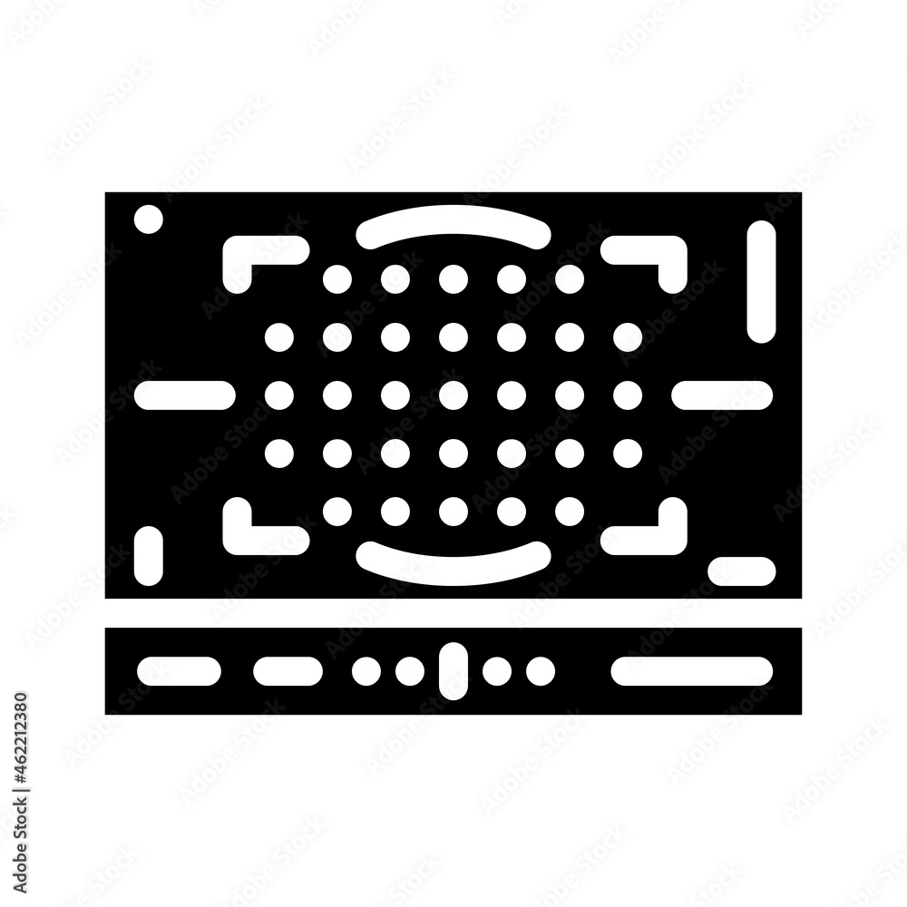 photo camera display glyph icon vector. photo camera display sign. isolated contour symbol black illustration photo camera display glyph icon vector. photo camera display sign. isolated contour symbol black illustration