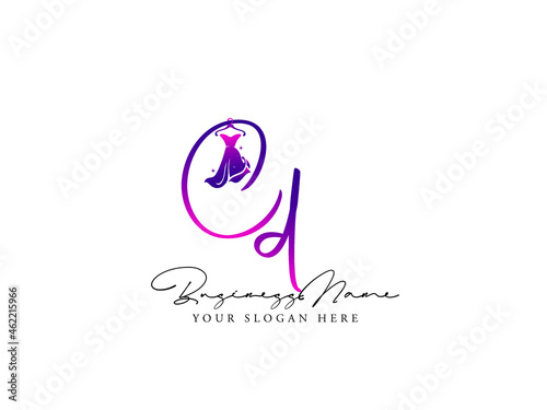 Colorful CD Logo, Fashion cd c  Logo Letter Design For Clothing, Apparel Fashion Shop