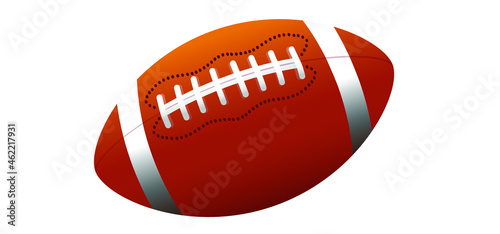 American football. Sport team game cup. Rugby ball day. For super bowl weekend party. USA symbol, Sport finale, school or work games on street. Vector football pictogram or sign. 