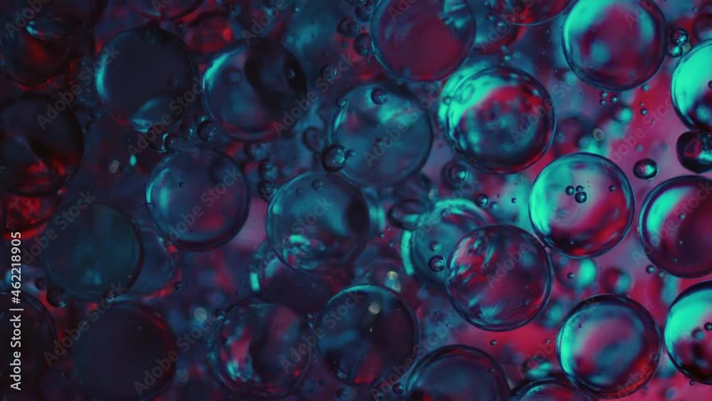 spheres and bubbles moving under water 