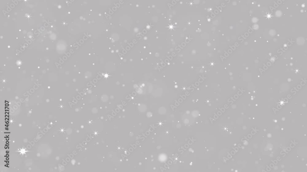 White Glitter Background. Shining Silver Particles.Bokeh Shimmering Glittering Particles. Loop Animation White Glitter Background. Shining Silver Particles.Bokeh Shimmering Glittering Particles. Loop Animation