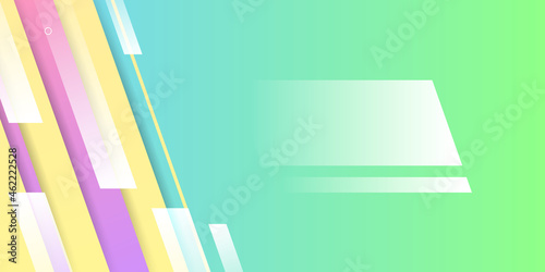 Geometric background with dynamic shapes composition