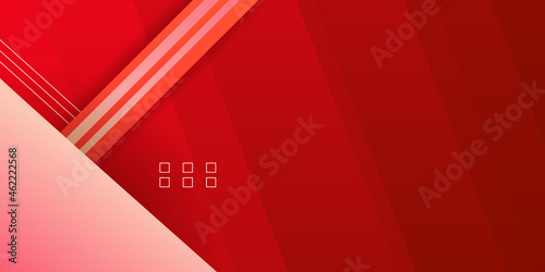 Geometric background with dynamic shapes composition